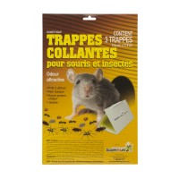 TRAPPES COLLANTES SOURIS ET INSECTES #24202
